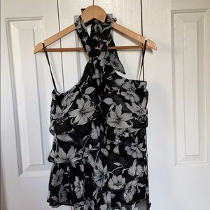 White House Black Market halter blouse size S